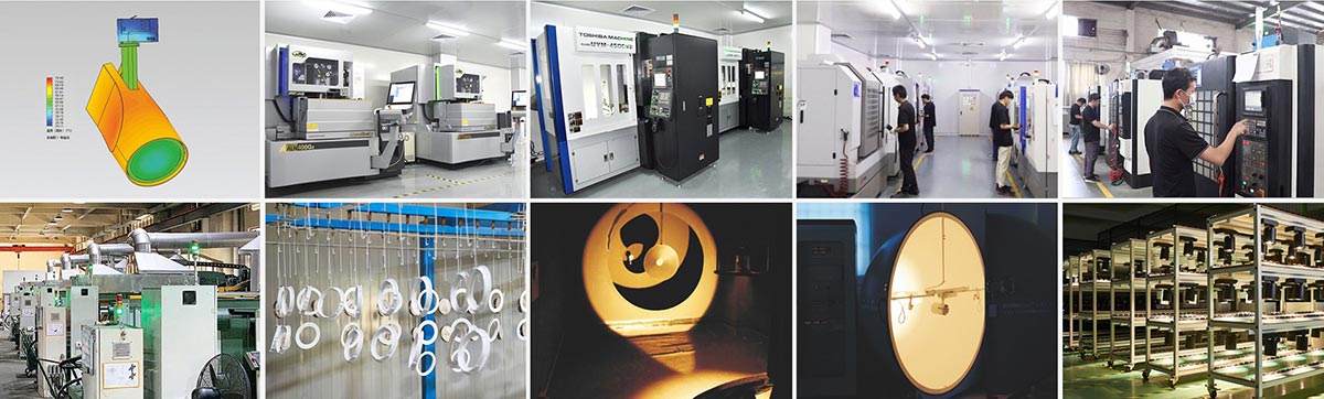 máquina de downlight led